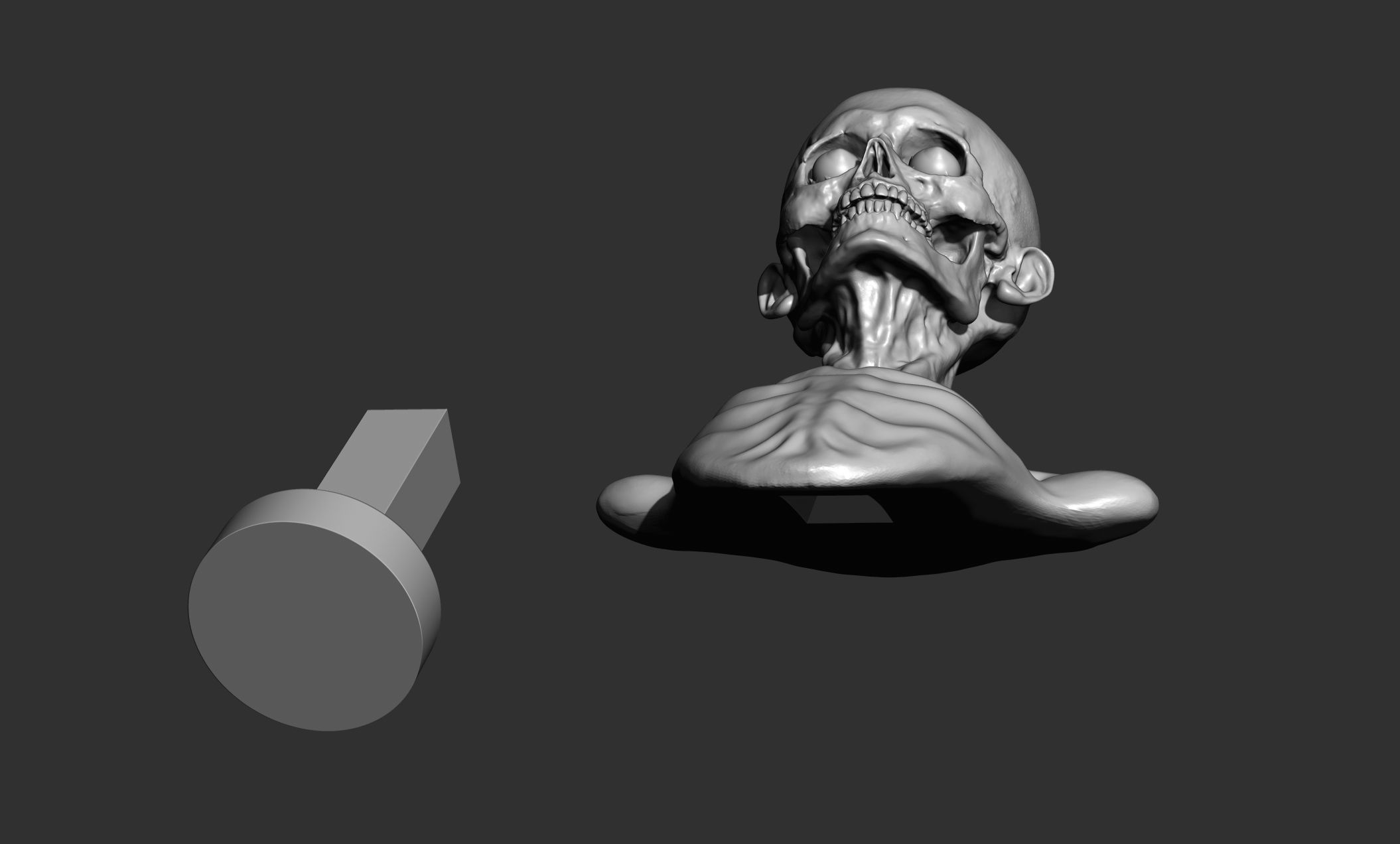 Skull Head 3D model 3D printable | CGTrader