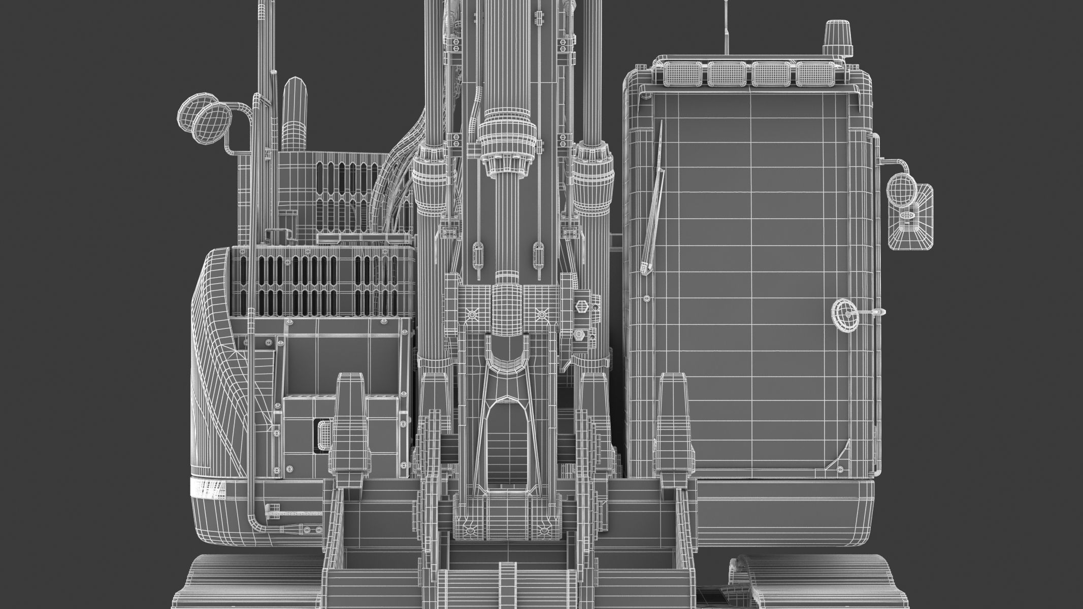 Doosan DX235LCR-5 Crawler Excavator 3D model_36