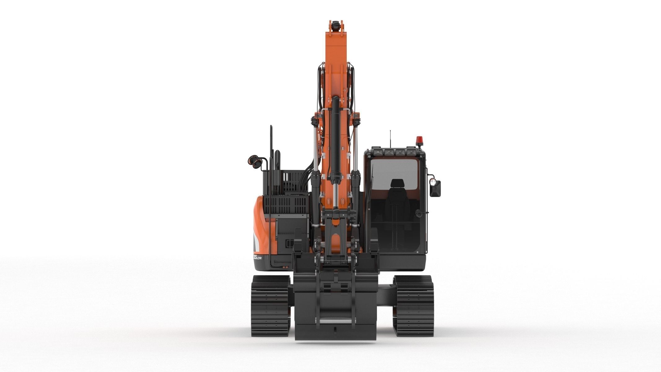 Doosan DX235LCR-5 Crawler Excavator 3D model_5