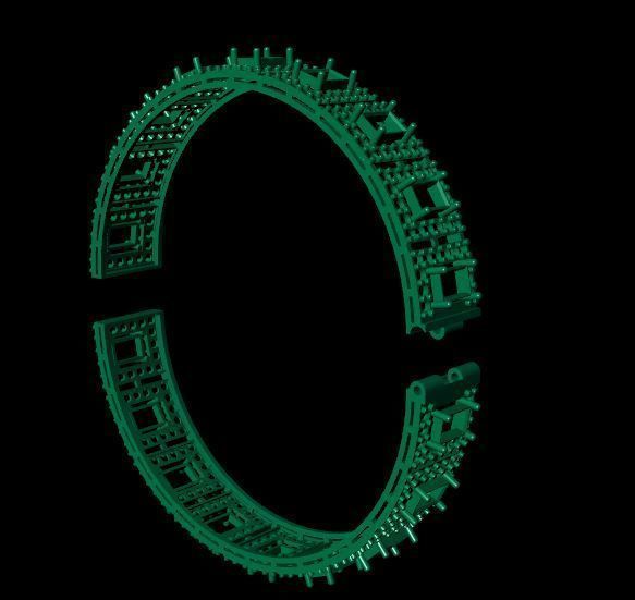 Bracelet 3D print model_5