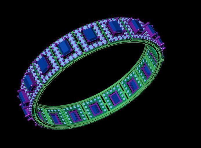 Bracelet 3D print model_2