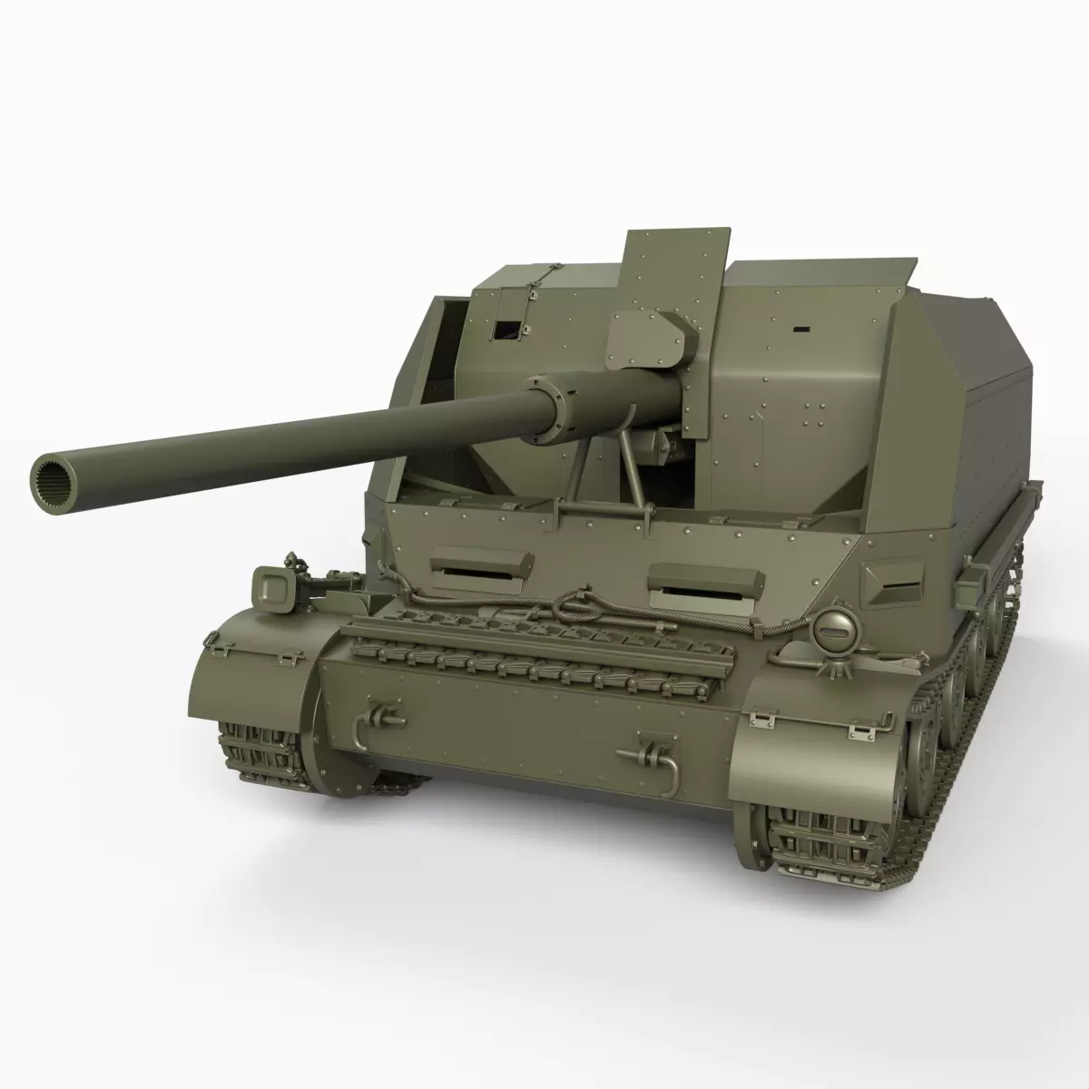 Versuchsflakwagen 8cm Flak auf Sonderfahrgestell 3D print model_0