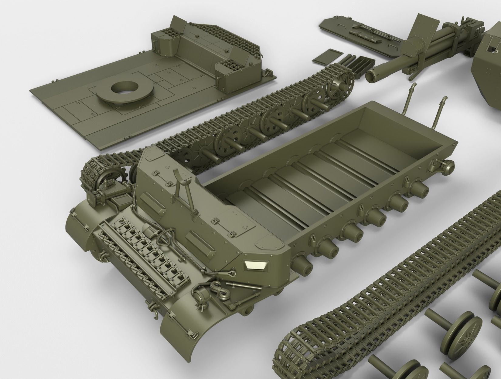Versuchsflakwagen 8cm Flak auf Sonderfahrgestell 3D print model_9