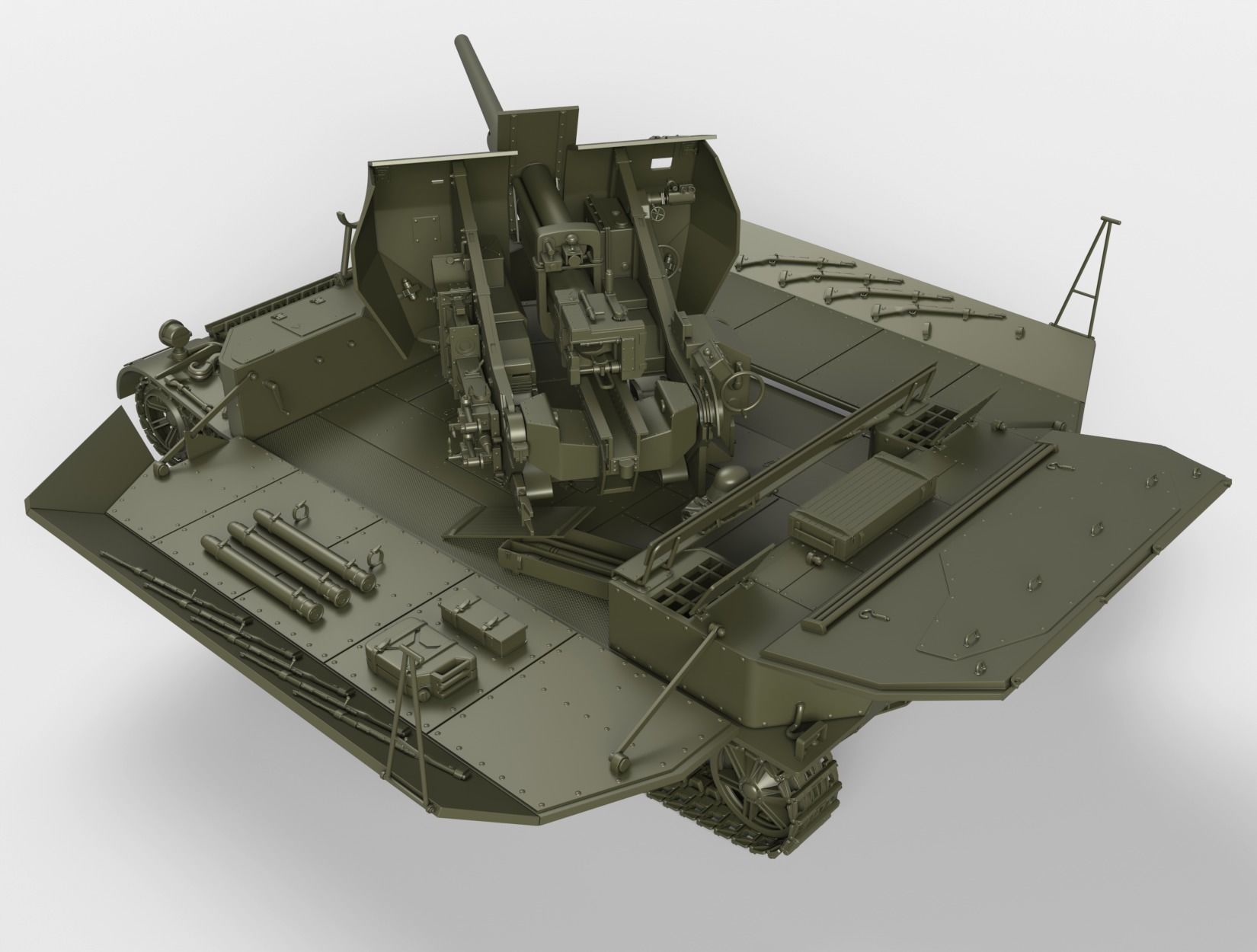 Versuchsflakwagen 8cm Flak auf Sonderfahrgestell 3D print model_5