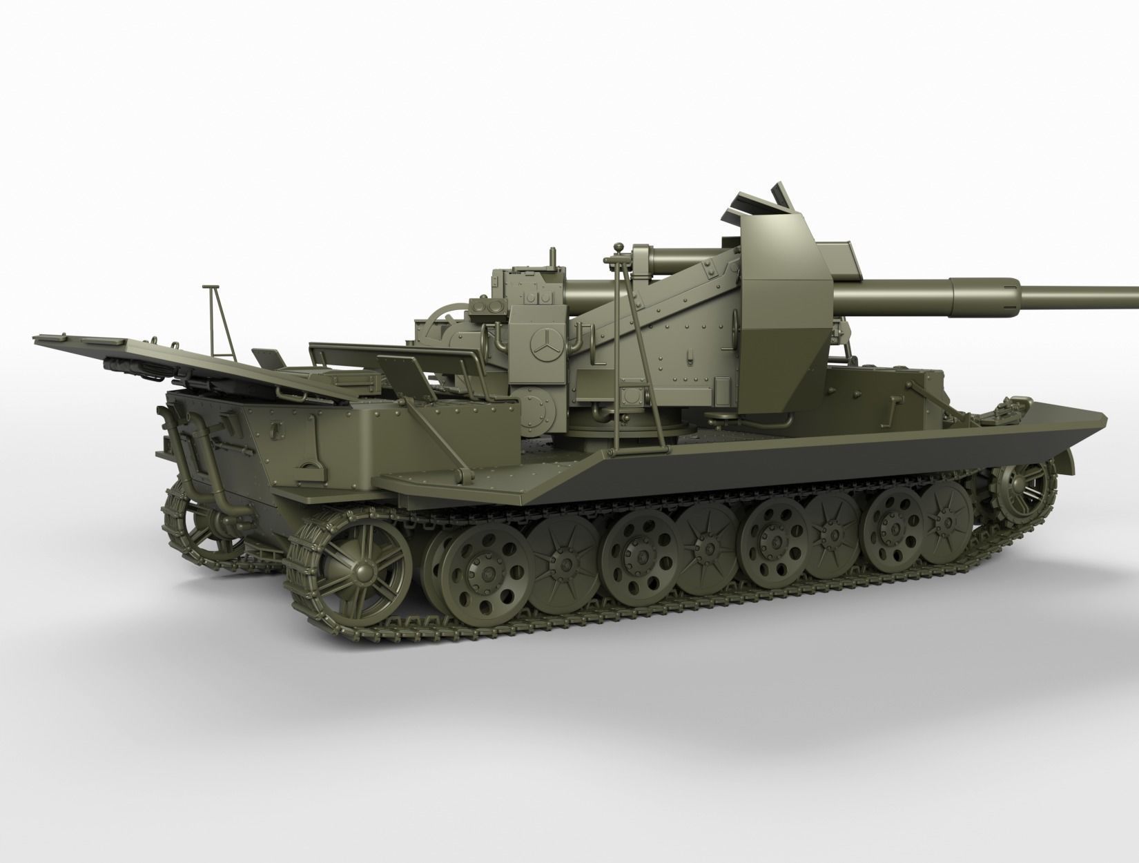 Versuchsflakwagen 8cm Flak auf Sonderfahrgestell 3D print model_6