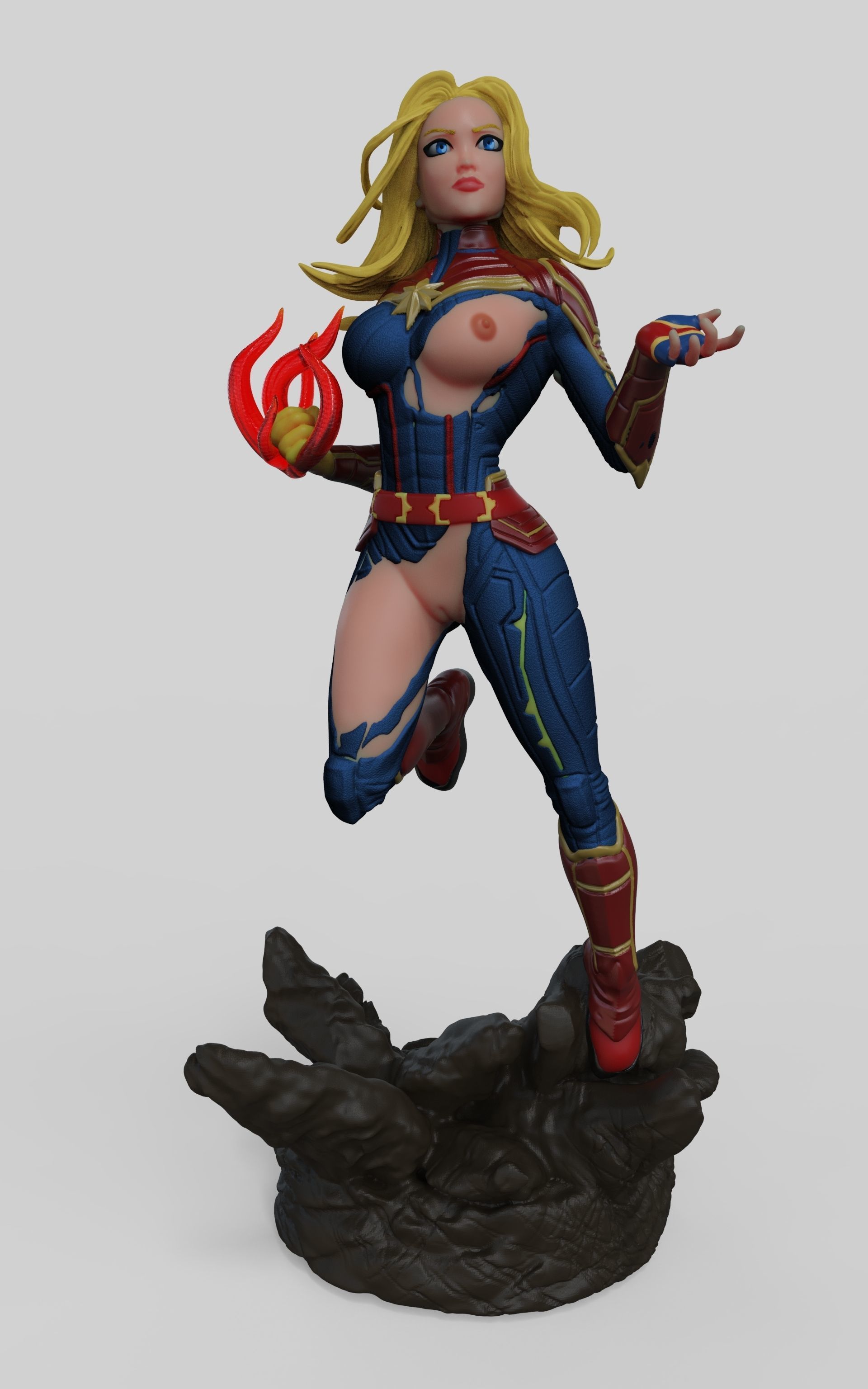 CAPTAIN MARVEL 3D print model_1