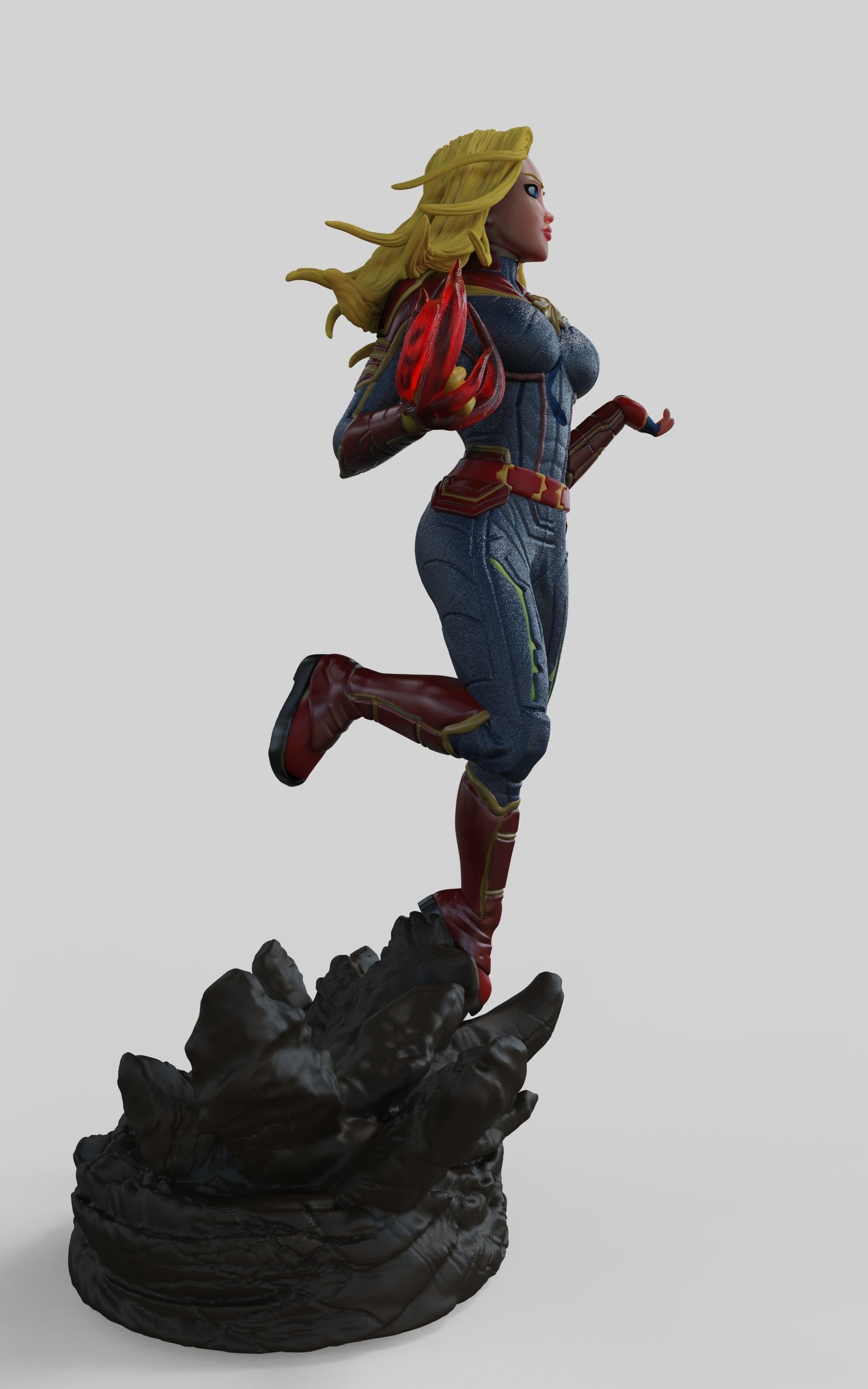 CAPTAIN MARVEL 3D print model_4