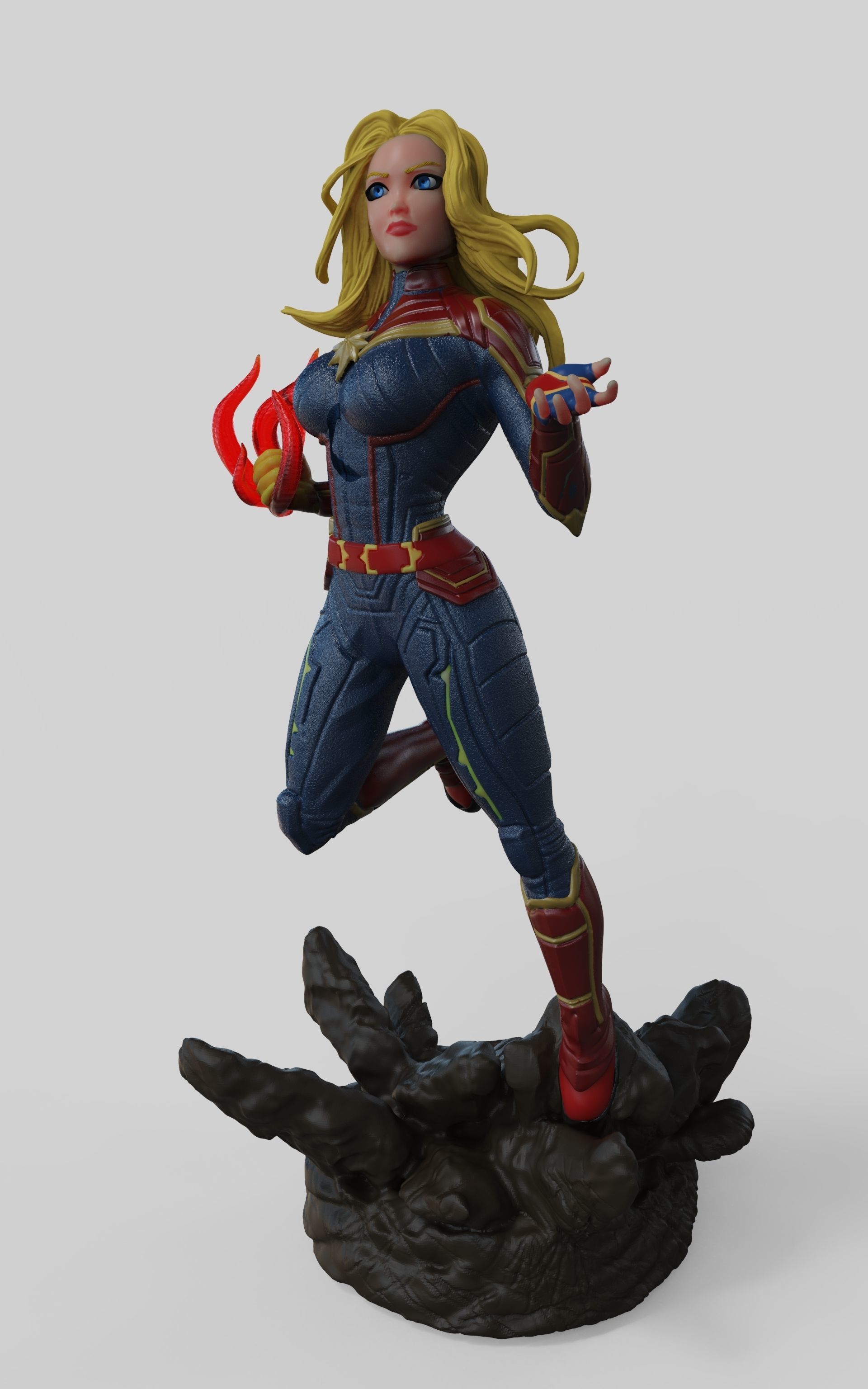 CAPTAIN MARVEL 3D print model_2