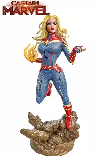 CAPTAIN MARVEL 3D print model