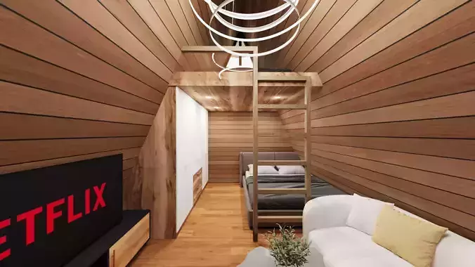 Tringle mini house design