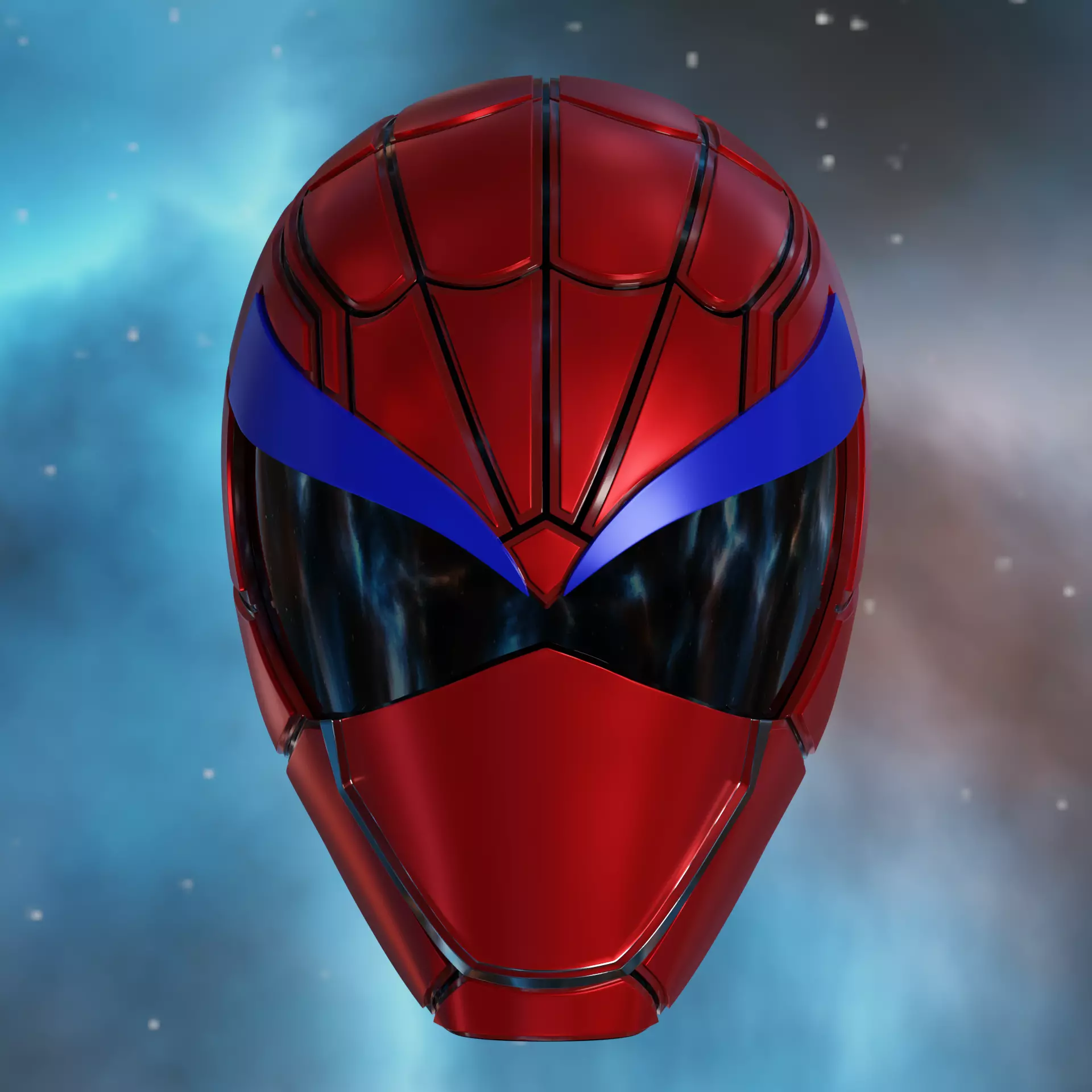Spidey Ranger Helmet Free 3D print model