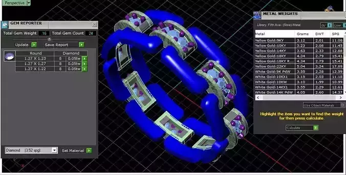 Ladies diamond ring square steps