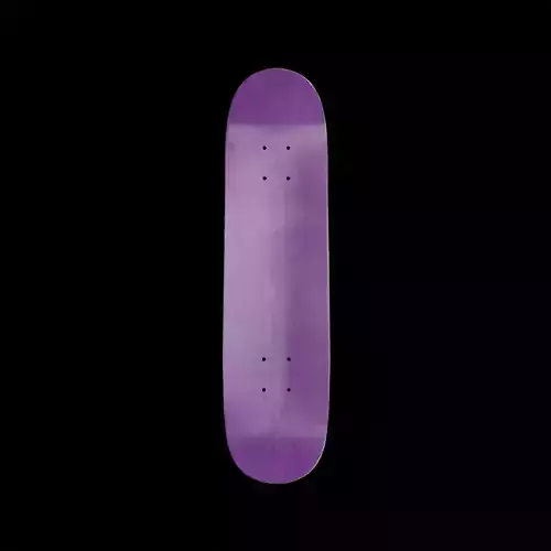 Realistic skateboard deck 