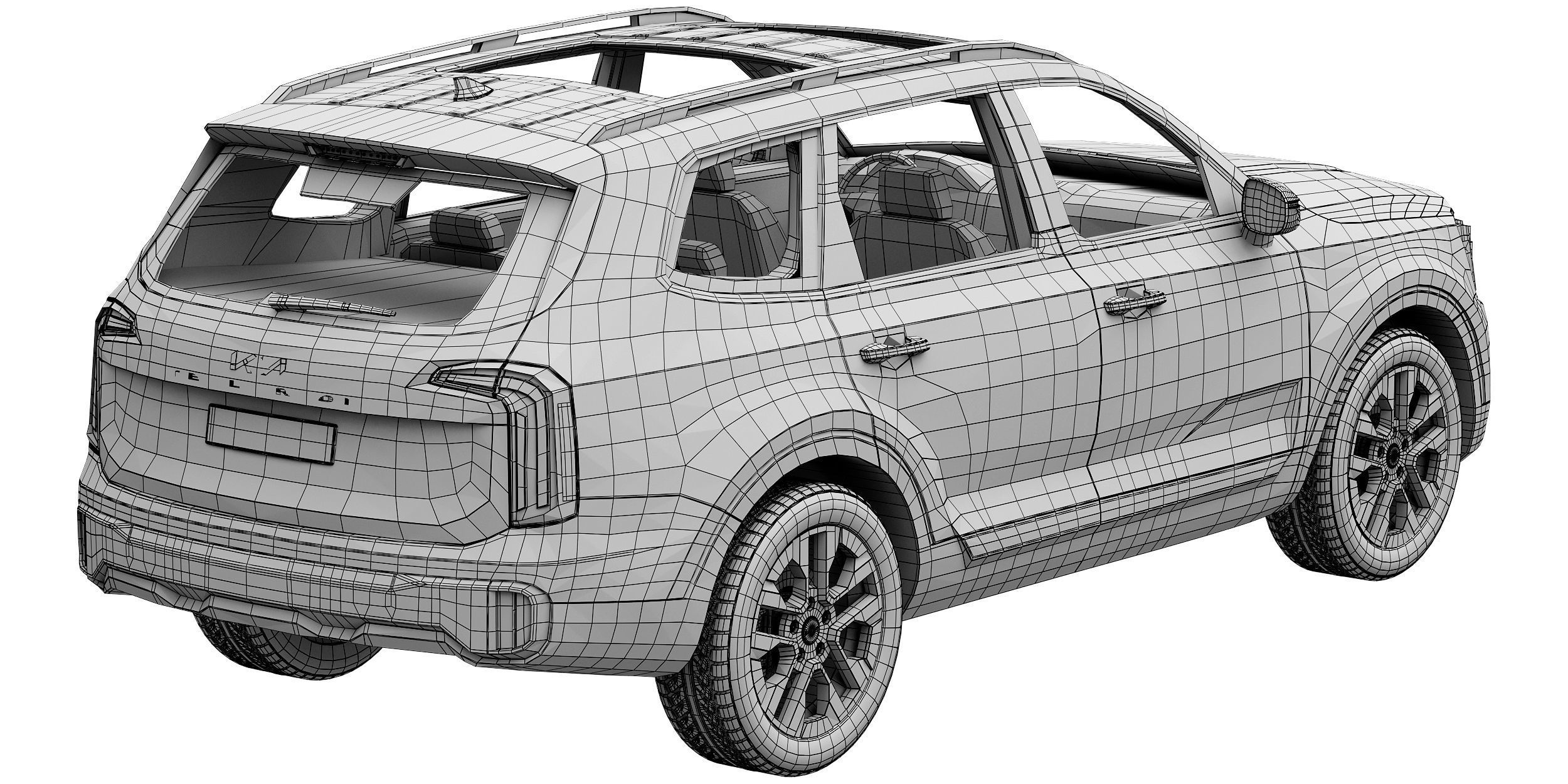 Kia Telluride 2023 3D model_17
