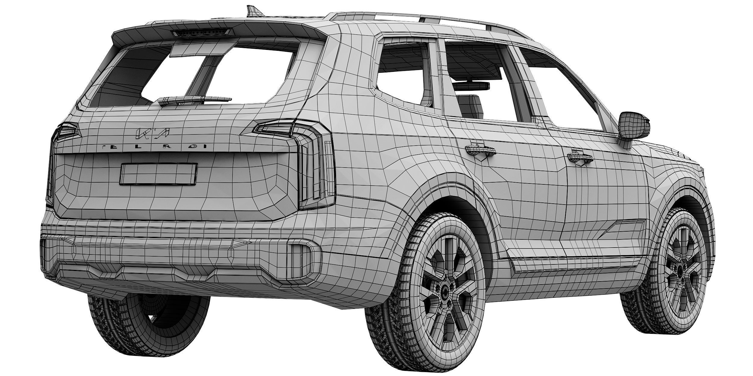 Kia Telluride 2023 3D model_16