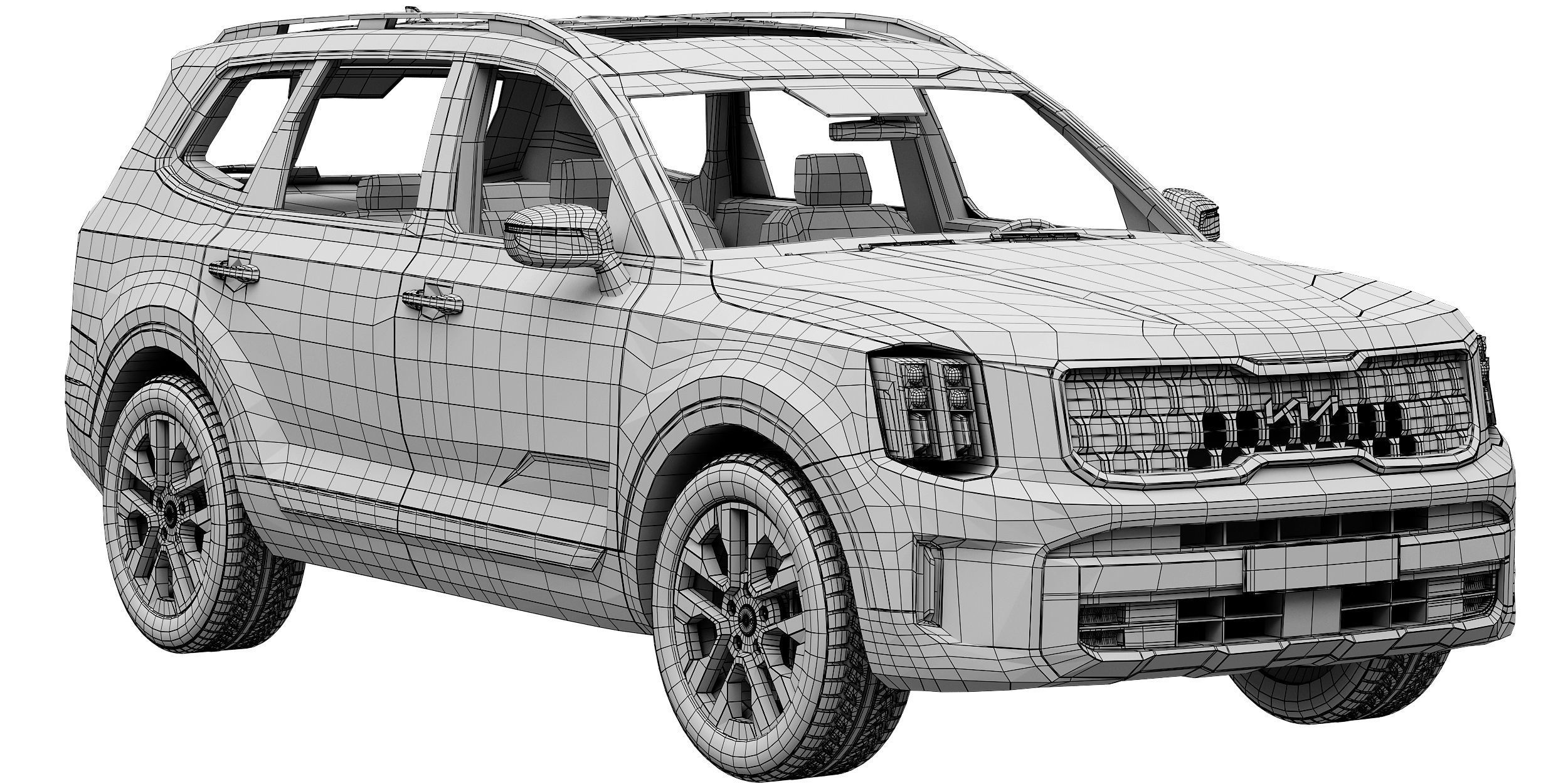 Kia Telluride 2023 3D model_14
