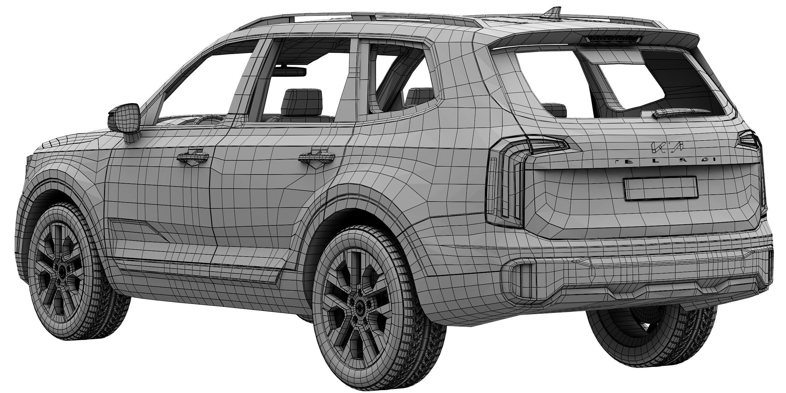 Kia Telluride 2023 3D model_15