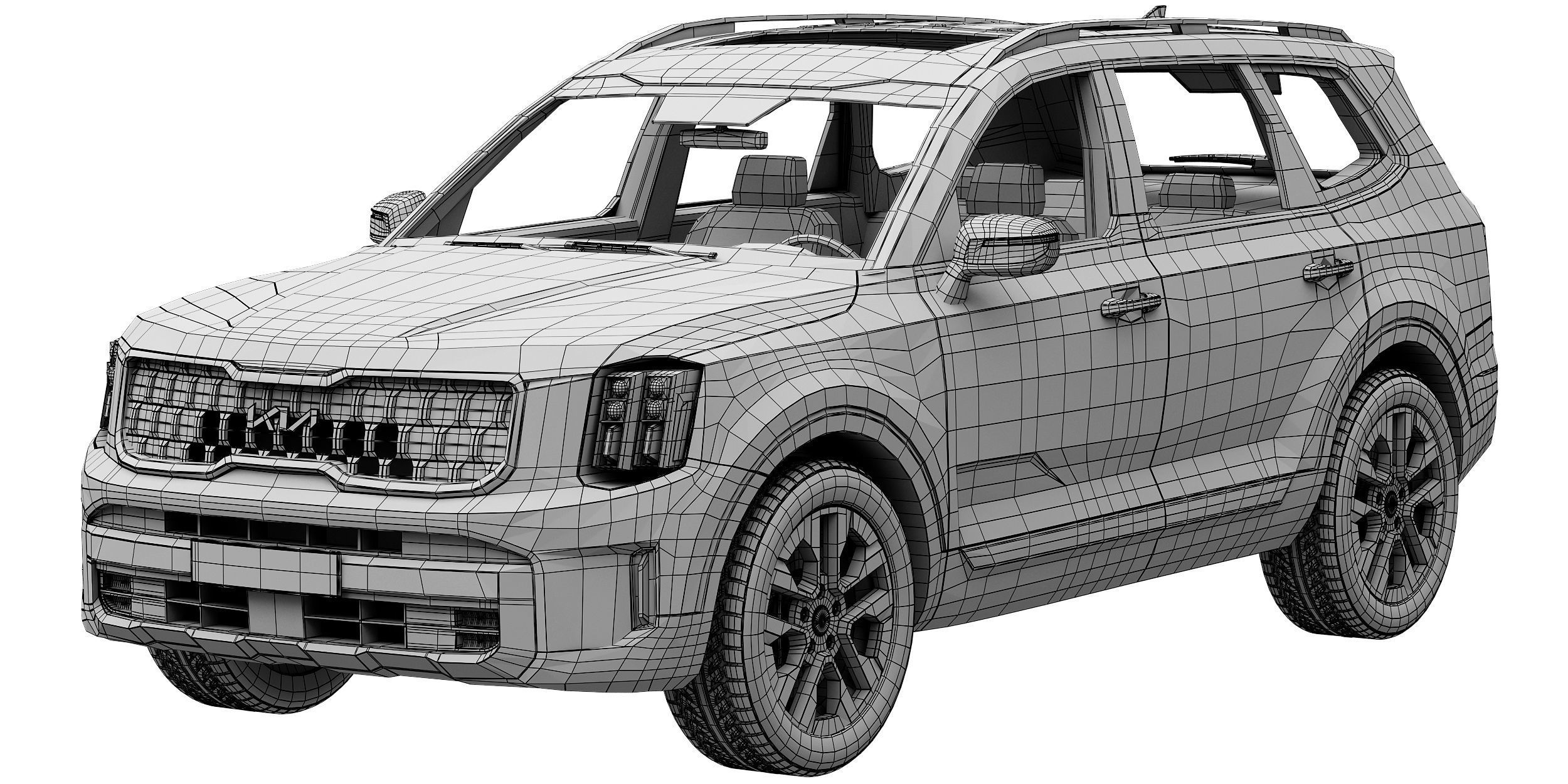 Kia Telluride 2023 3D model_13