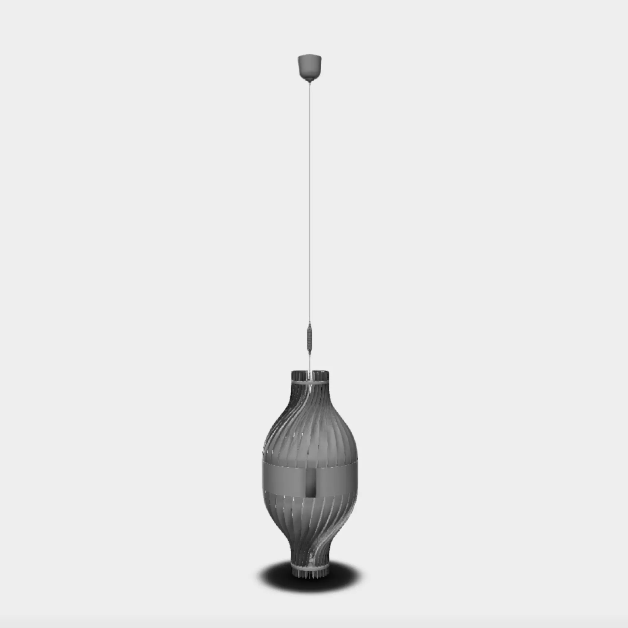 Suspension BulM M by lairial luminaire bordeaux Free 3D model