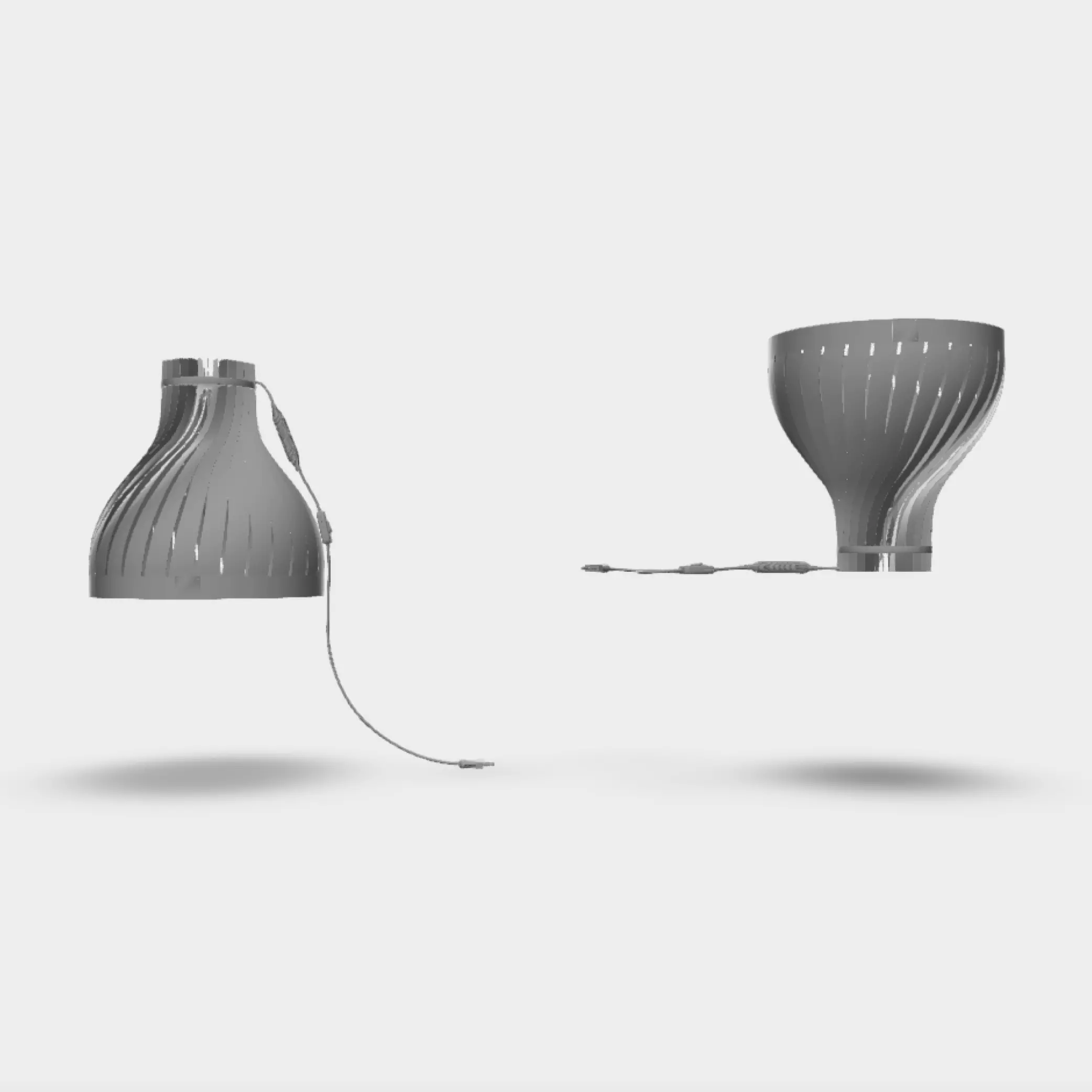 Lampe a poser Volupte M by lairial luminaire bordeaux Free 3D model