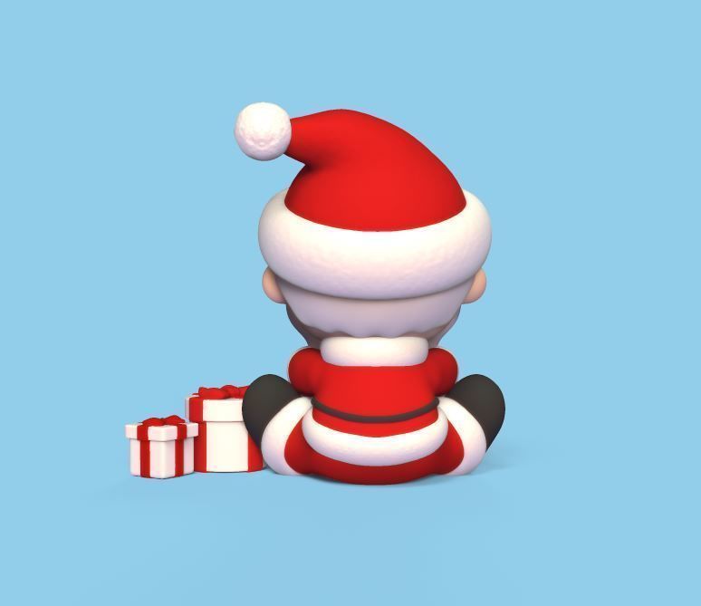 Santa Claus Star 3D print model_3