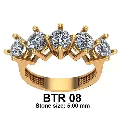 RING 8 diamond gold