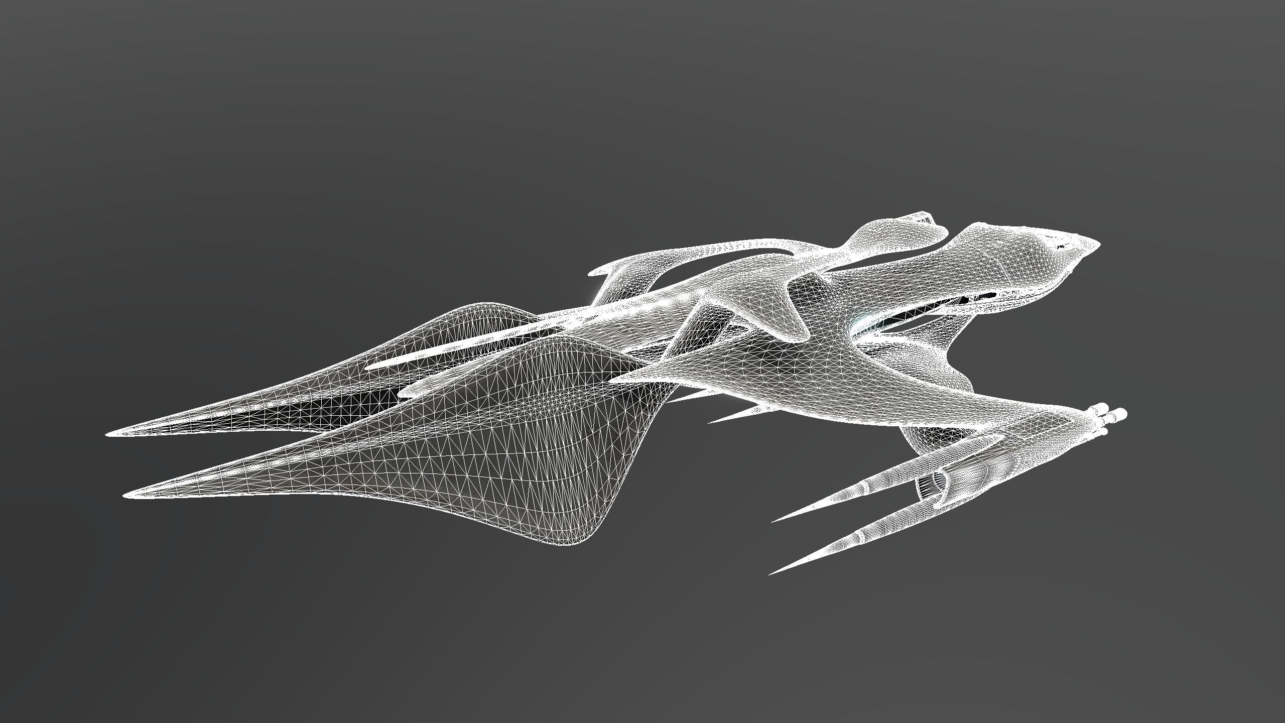 51Caved spaceship Free low-poly 3D model_5