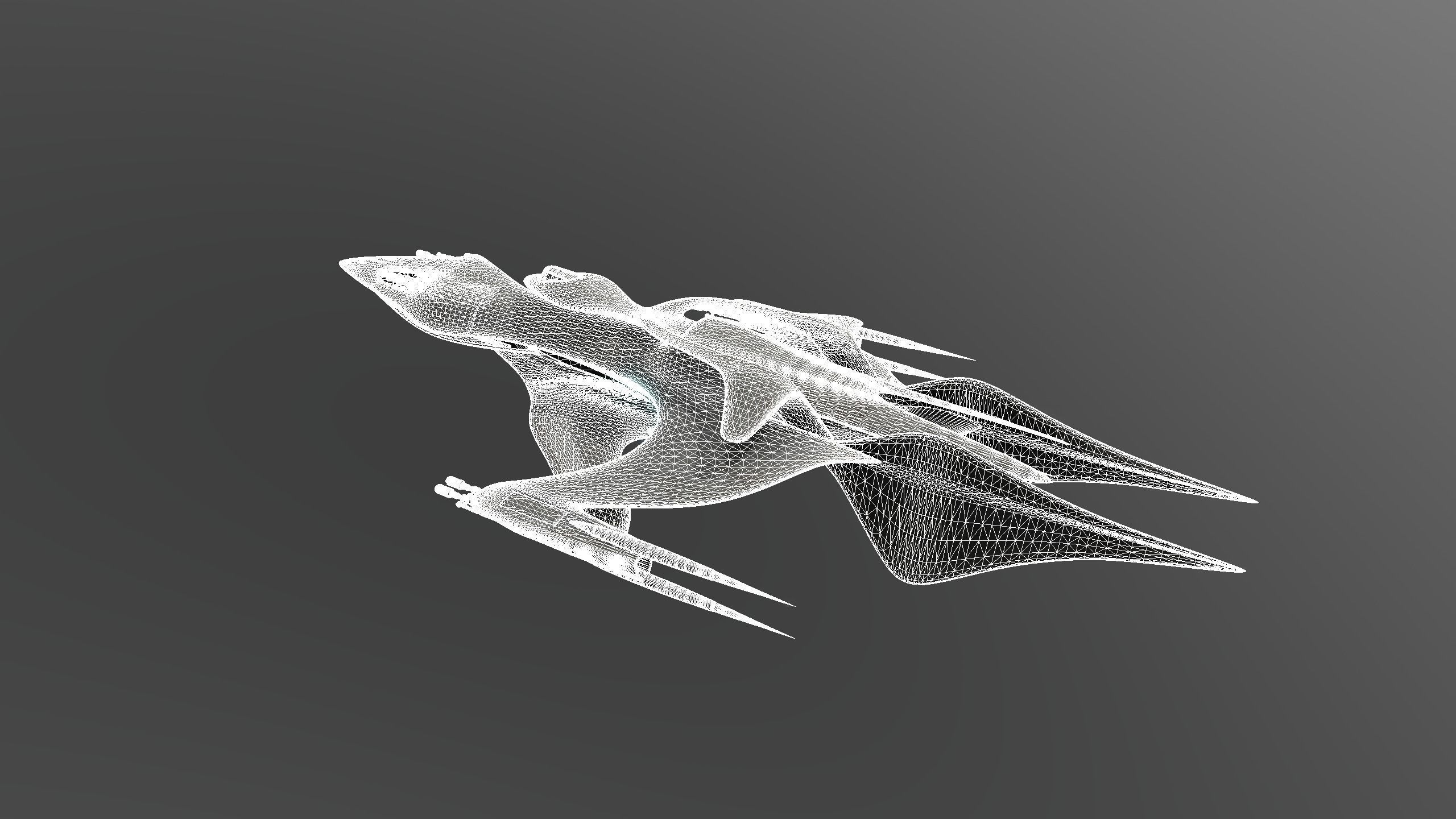 51Caved spaceship Free low-poly 3D model_6