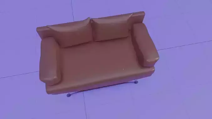 Sofa Delta 3D model