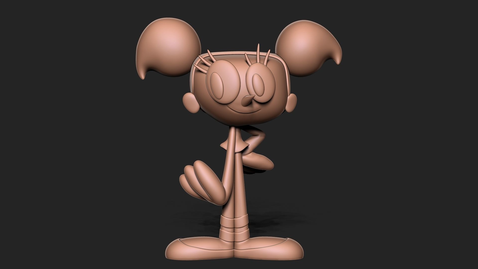 DEE DEE DEXTERS LABORATORY 3D print model_1