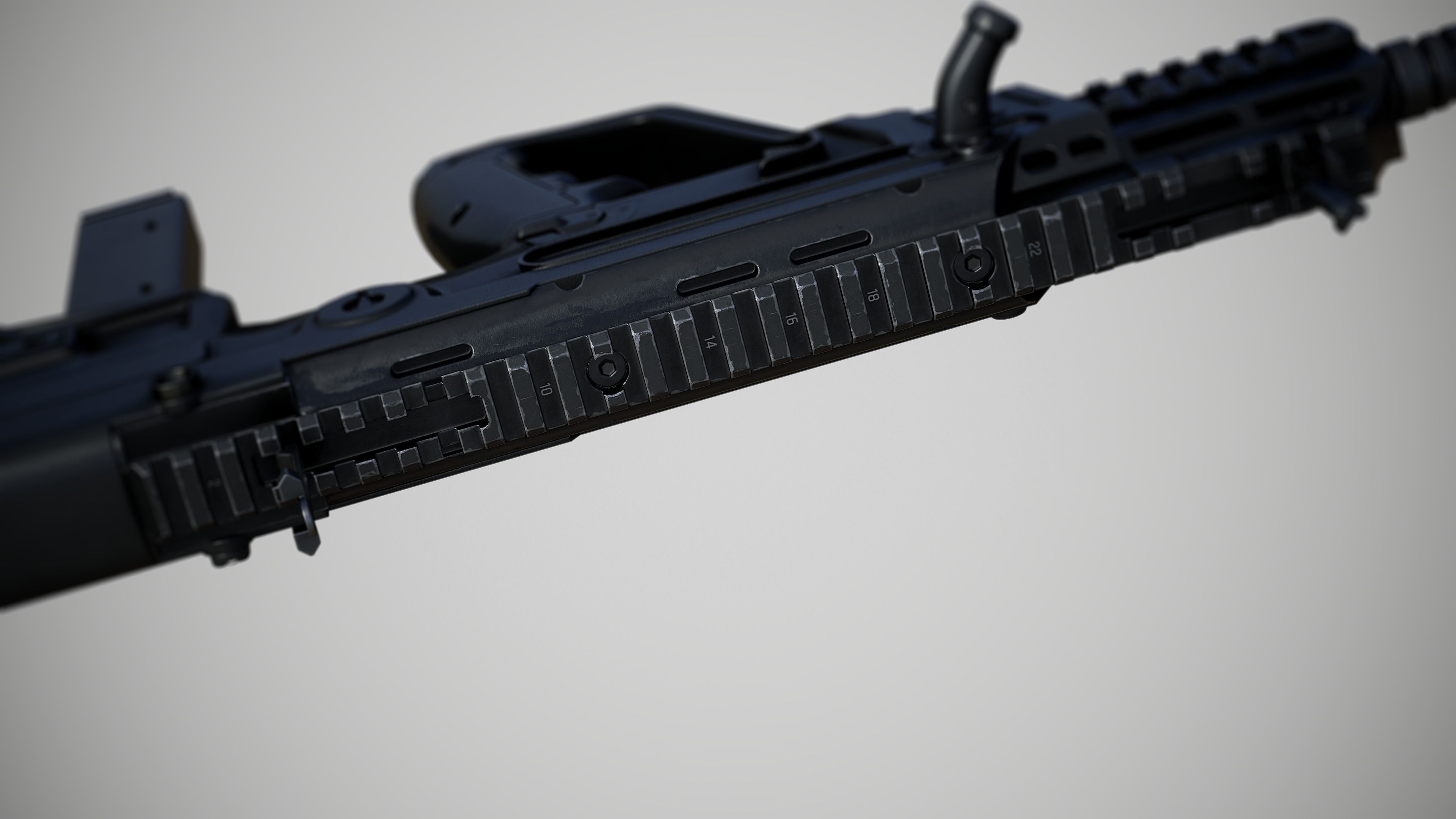 Tavor X95 PBR Low-poly 3D model_13