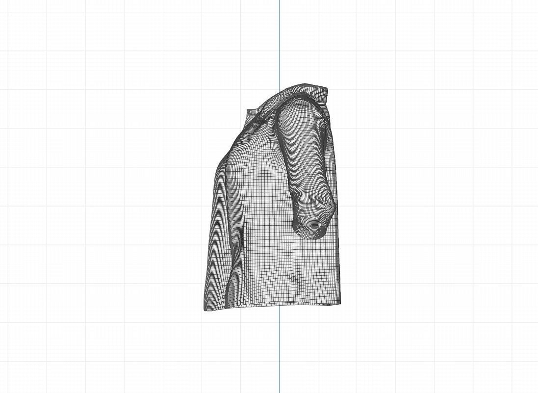 Jean jacket Low-poly 3D model_2