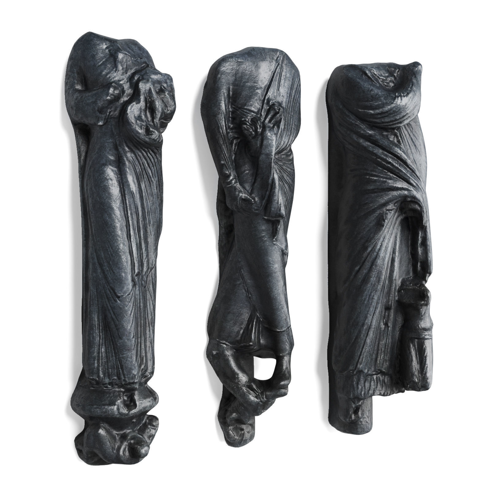 Wallmount Torses Low-poly 3D model_2