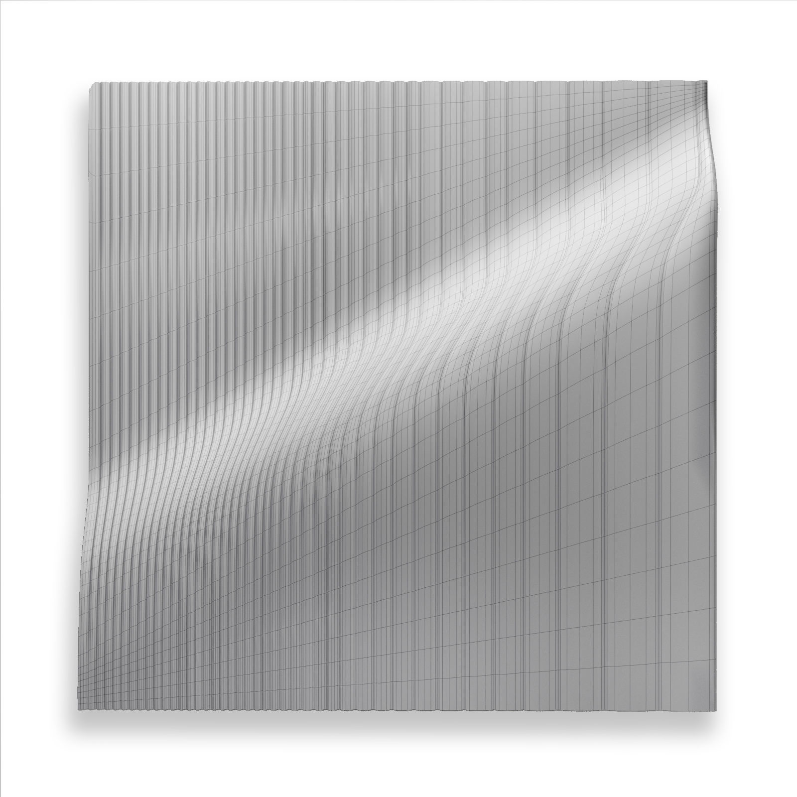 Panel Rise 2009 wall art Low-poly 3D model_4