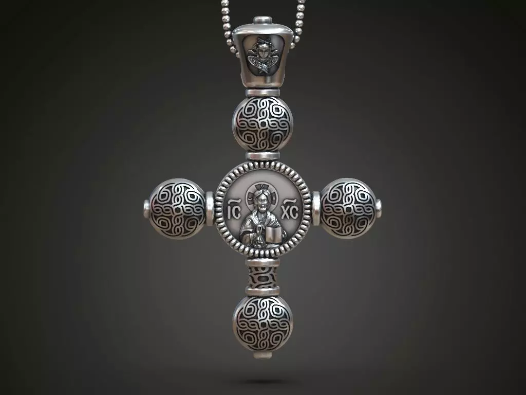 Cross christianity orthodox eastern ukrainian 3D print model