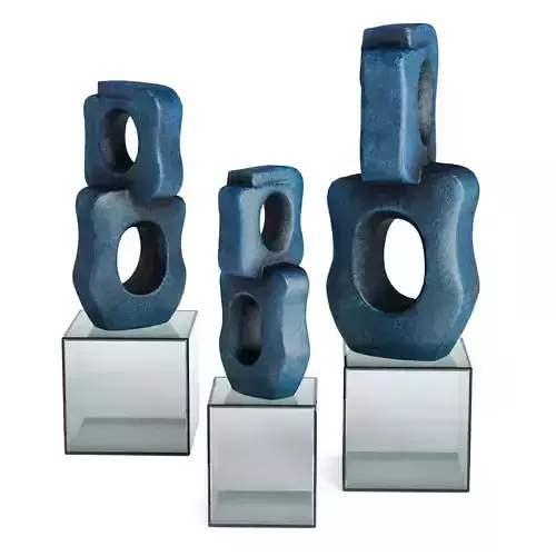 Chain modern statue