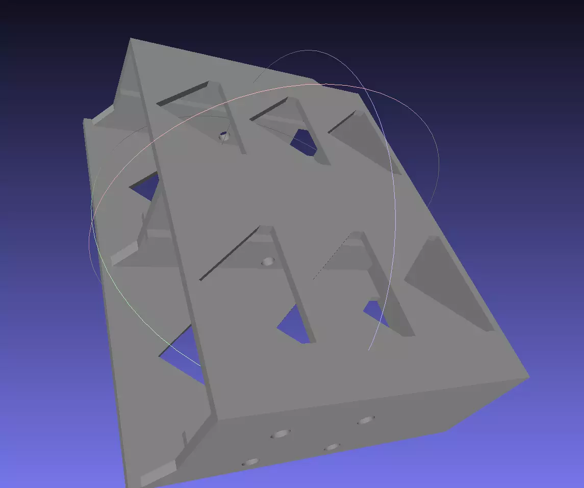 4 HDD container for NZXT H1 Version 2 3D print model