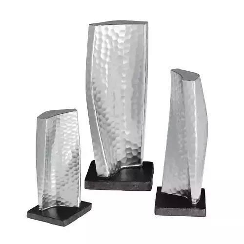 Twisted sail figure statue