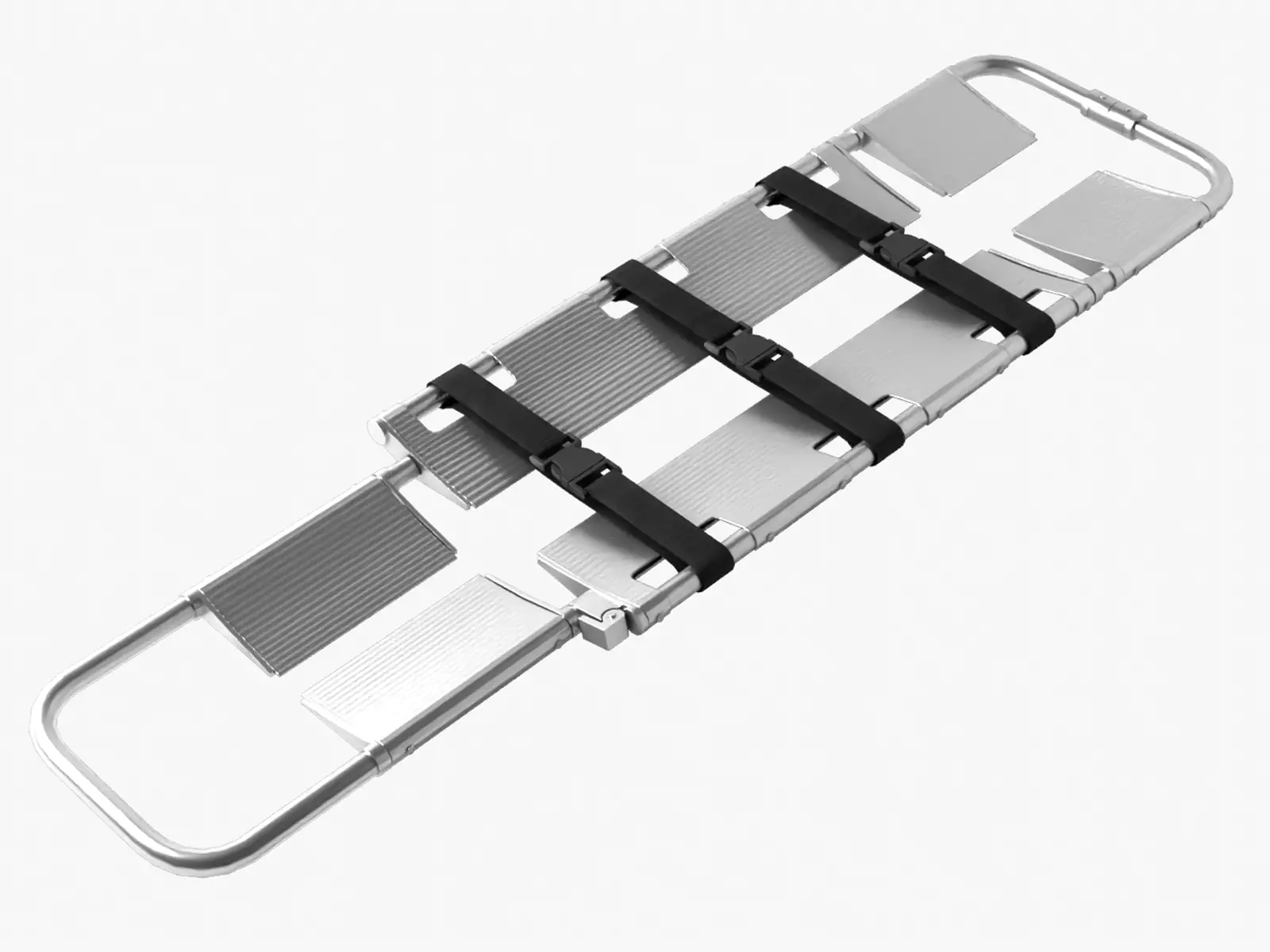 Scoop Stretcher Low-poly 3D model_0