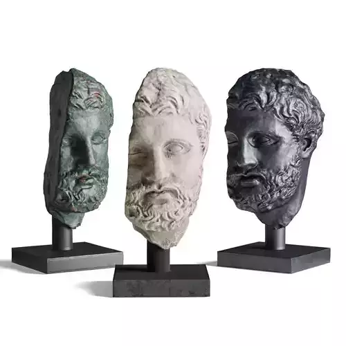 Bearded Greek head