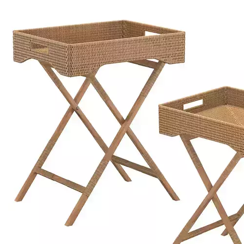 Butler Tray Table 3D model