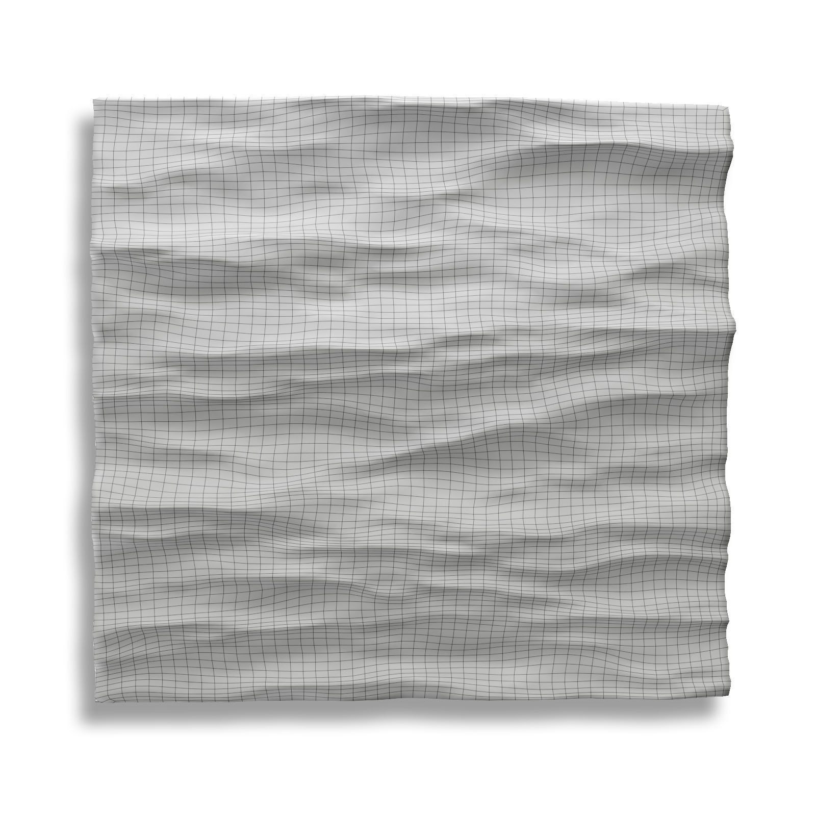 Wall panel Calm water 2019 Low-poly 3D model_5