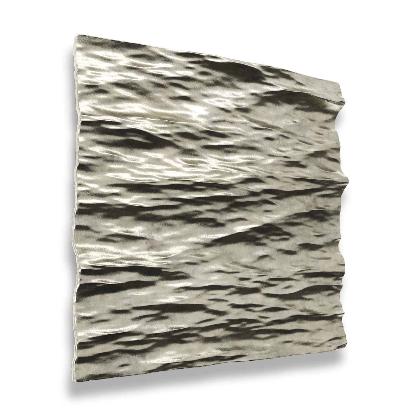Wall panel Calm water 2019 Low-poly 3D model_2
