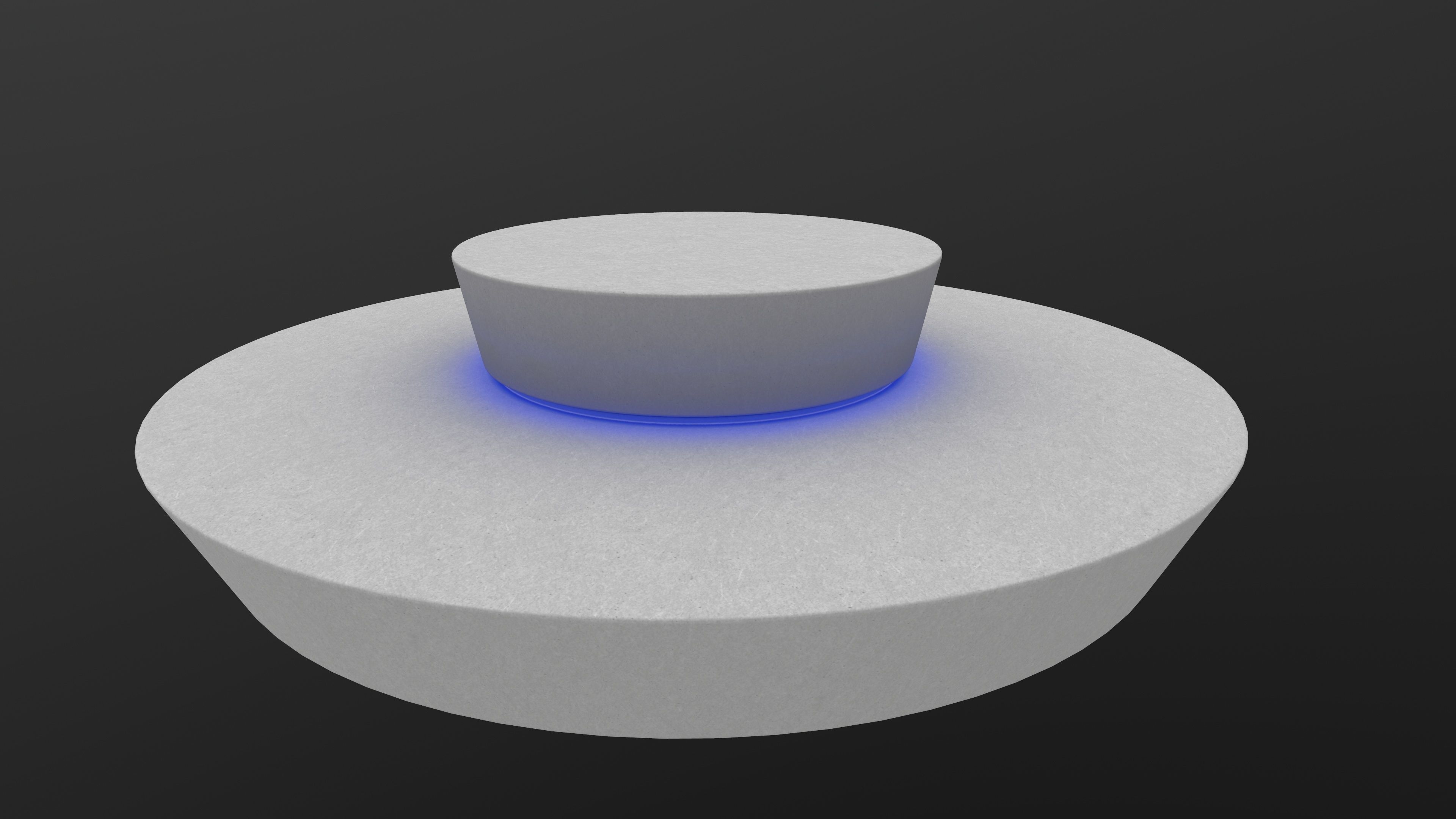 Modern Bench 3D Model AR VR PBR WebGL Low-poly 3D model_2