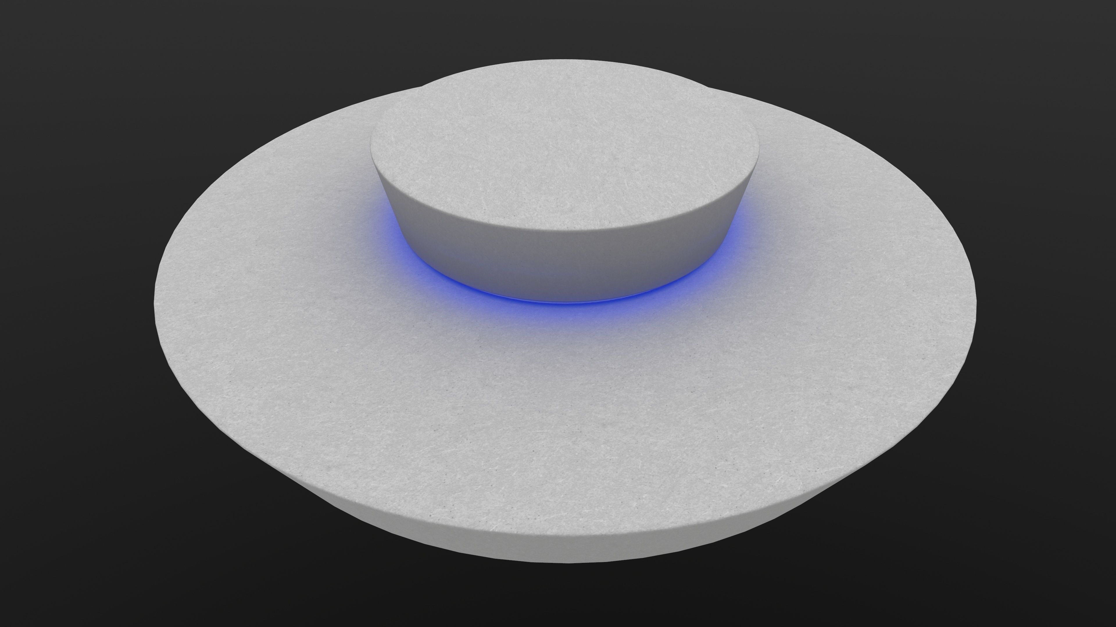 Modern Bench 3D Model AR VR PBR WebGL Low-poly 3D model_3