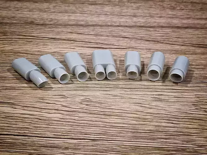10th scale RC Drift Car Body Accessories Exhaust pack 3D print model