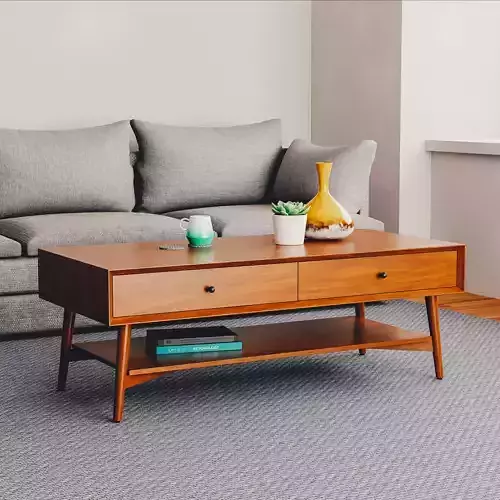 Mid Century storage coffee table - NoisyCube
