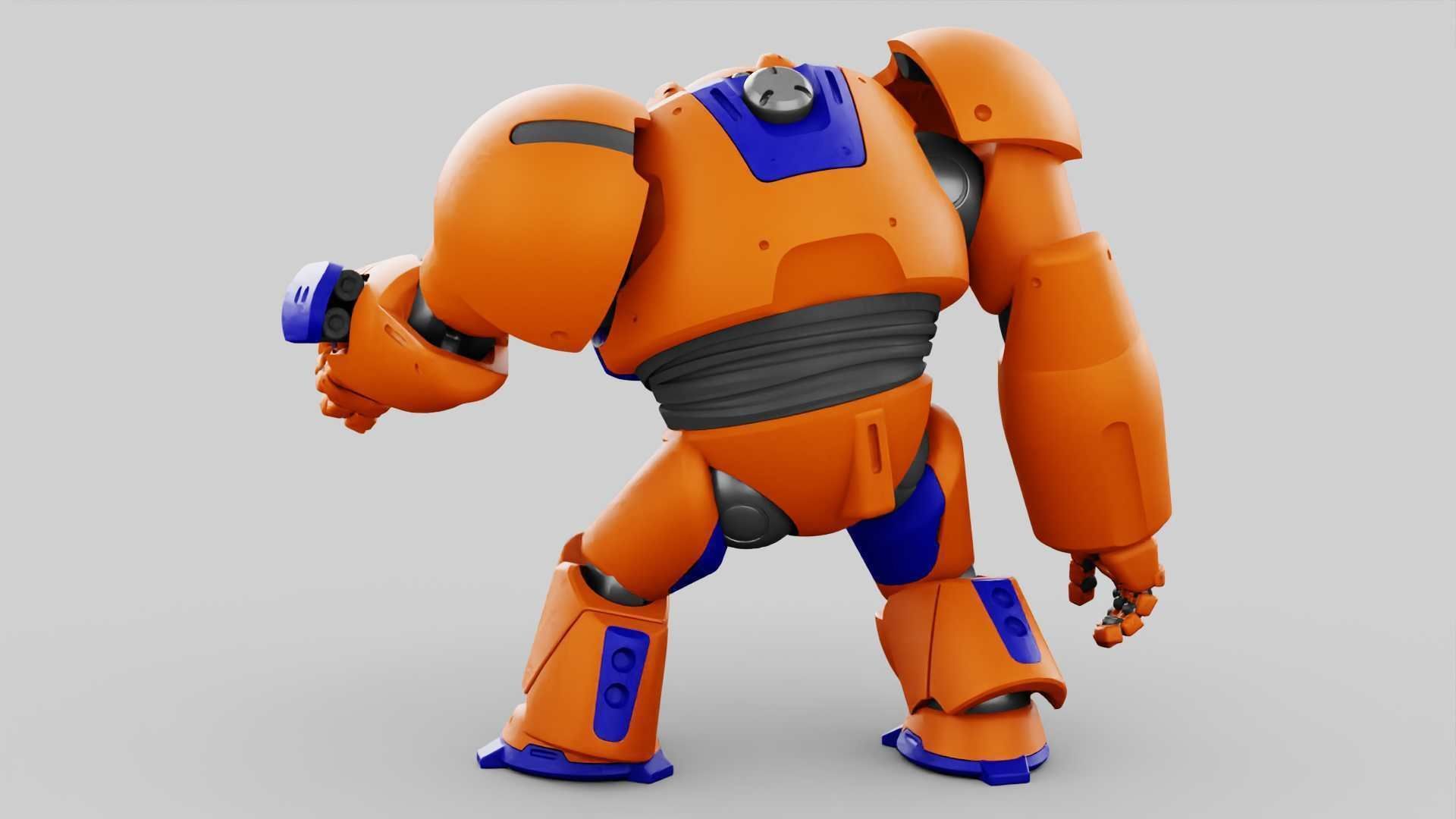 BATTLE DROID FELIX RIGGED 3D model_7