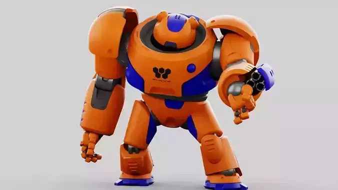 BATTLE DROID FELIX RIGGED 3D model