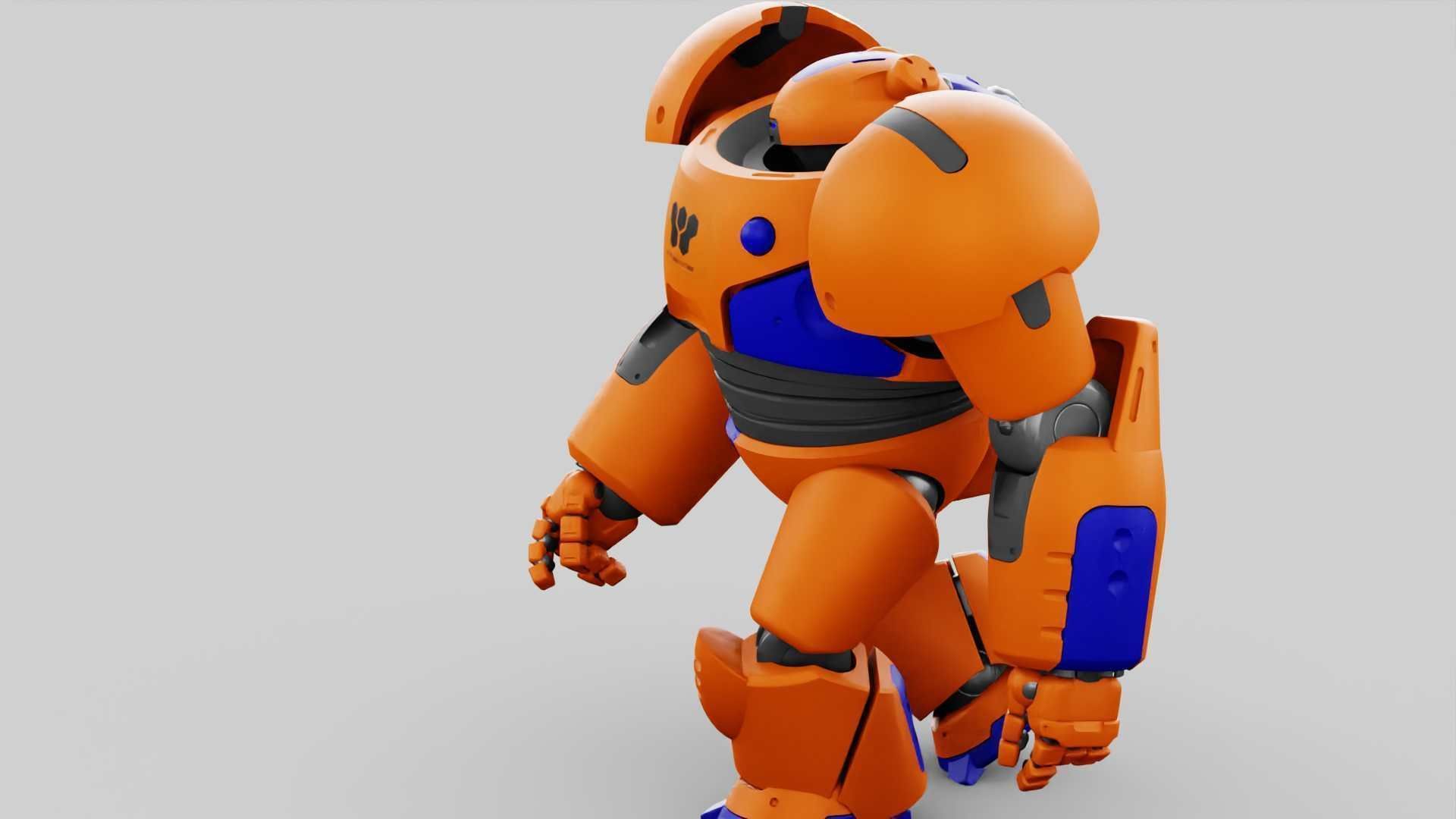 BATTLE DROID FELIX RIGGED 3D model_17
